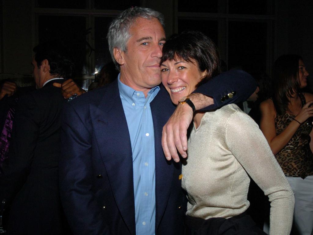 Happy days: Jeffrey Epstein and Ghislaine Maxwell in 2005. Epstein died in jail awaiting trial, but Maxwell may yet walk free after serving her time. Picture: Getty Images