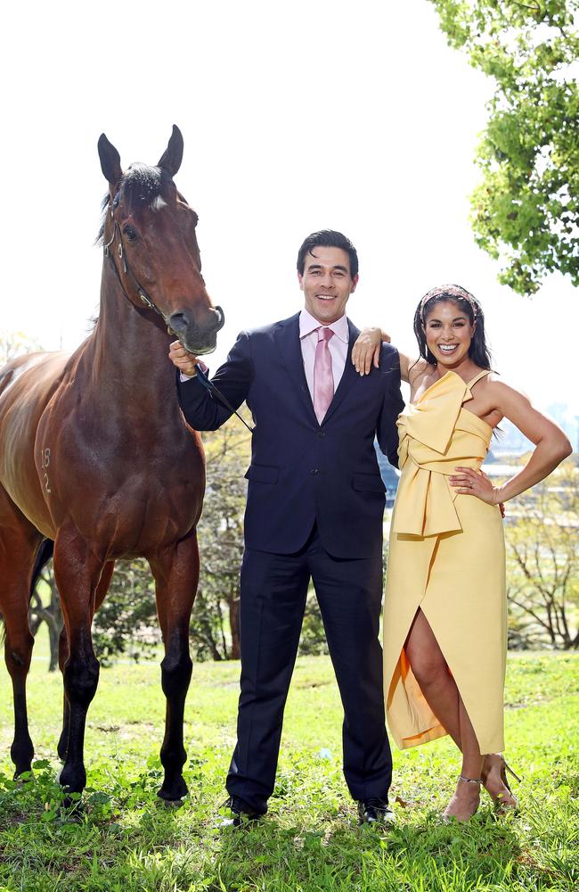 James Stewart, Sarah Roberts with ‘Dreamforce’ at Royal Randwick. Picture: Tim Hunter.