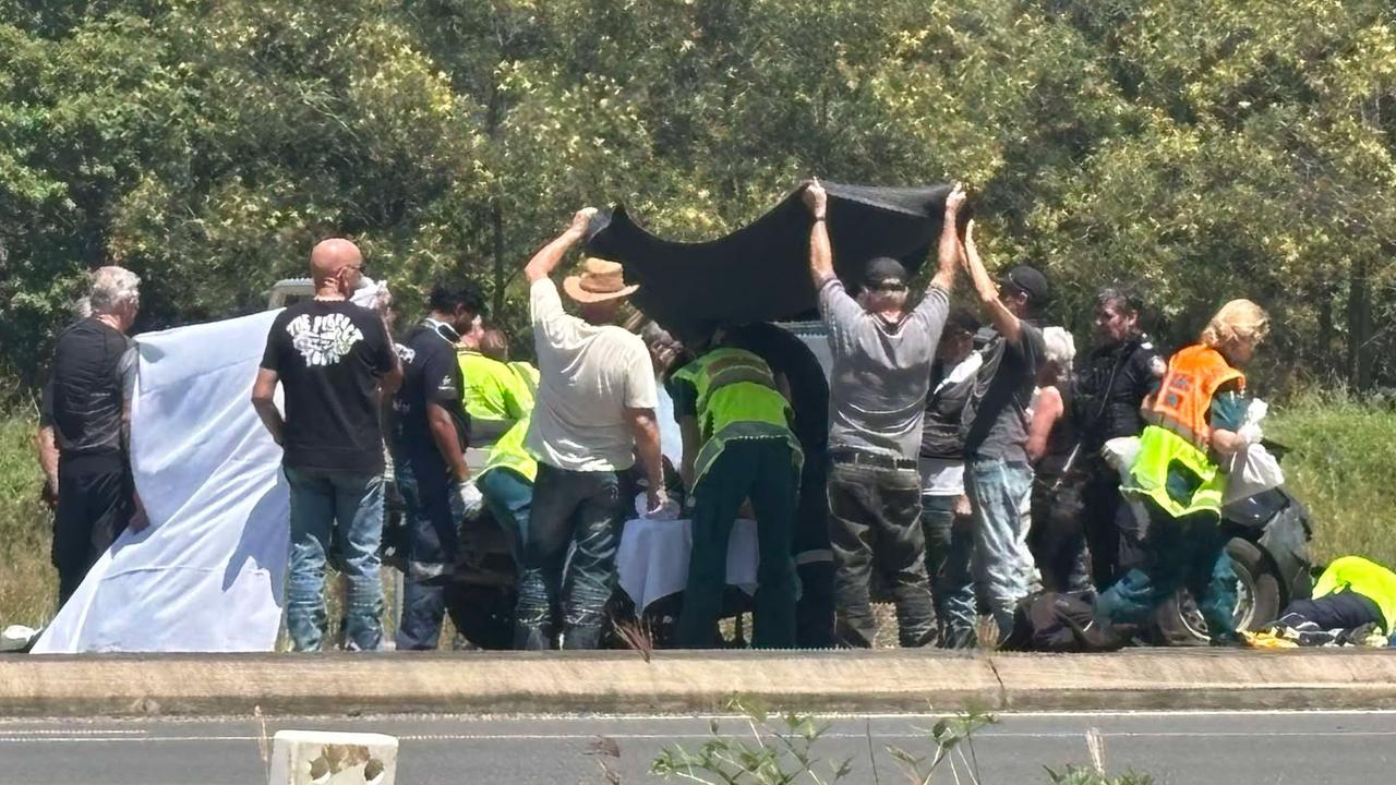 Bike rider suffers ‘life-threatening’ injuries in serious Bruce Highway crash