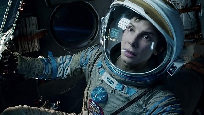 Sandra Bullock in a scene from "Gravity." (AP Photo/Warner Bros Pictures, File)