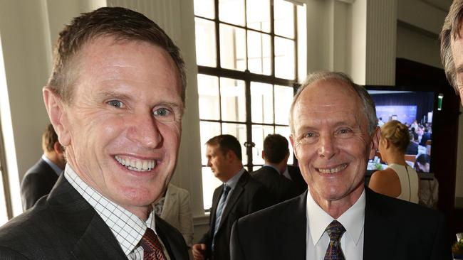 Queensland premier’s director-general Jon Grayson, left, who will divest himself of all business interests to end conflict of interest claims.