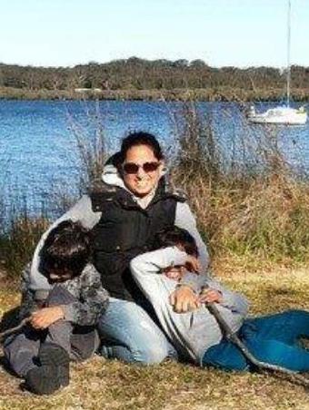 Susana Milne and one of her children / Picture: Facebook