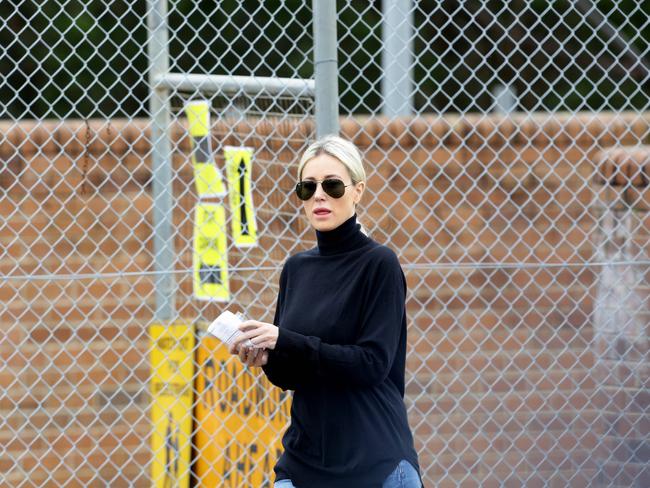 Roxy Jacenko leaves Parklea Prison after visiting her husband Oliver Curtis last Friday. Picture: Peter Kelly