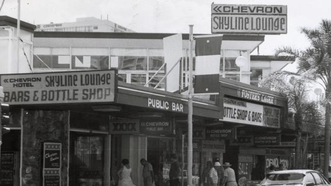 The famed Chevron Skyline Lounge in Surfers Paradise. The Kings of the Sun were the last band to play the venue. Picture: Supplied