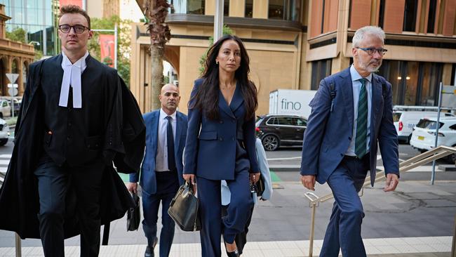 Antoinette Lattouf arrives at Federal Court, in Sydney on Friday: Picture: NewsWire / Flavio Brancaleone