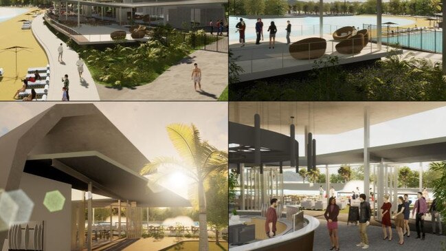 A surf park with American Wave Machines technology has been proposed for the Glass House Mountains.