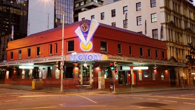 The Victory Hotel in Brisbane’s CBD.