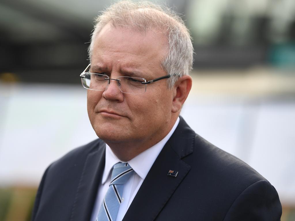 Prime Minister Scott Morrison avoided addressing the issue on Monday. Picture: Joel Carrett/AAP