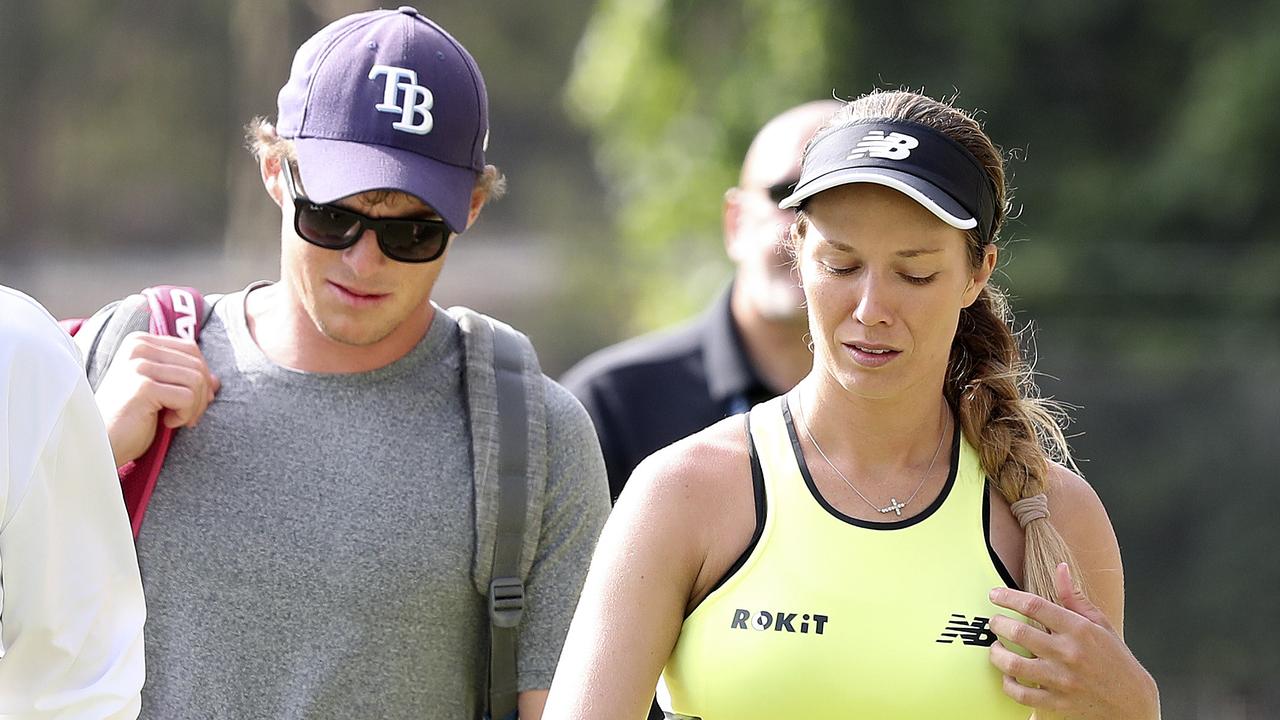 Tom Couch and Danielle Collins are a tennis power couple. Picture: Sarah Reed