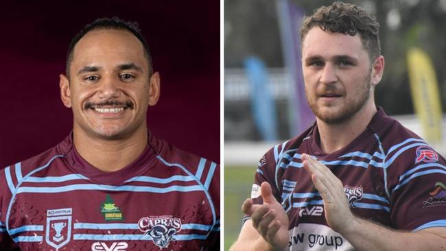 CQ Capras players Brandon Roberts and Trey Brown are among the club's highest points scorers.