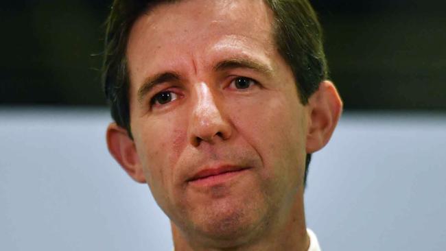 Acting Environment Minister Simon Birmingham: ‘Our economy is growing stronger than any G7 nation besides the US, while emissions per person are at their lowest levels in 28 years’. Picture: AAP