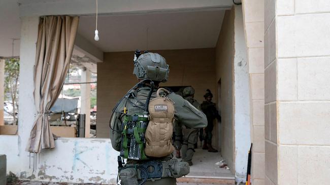 Israeli troops operating in southern Lebanon this week. Picture: IDF via AFP