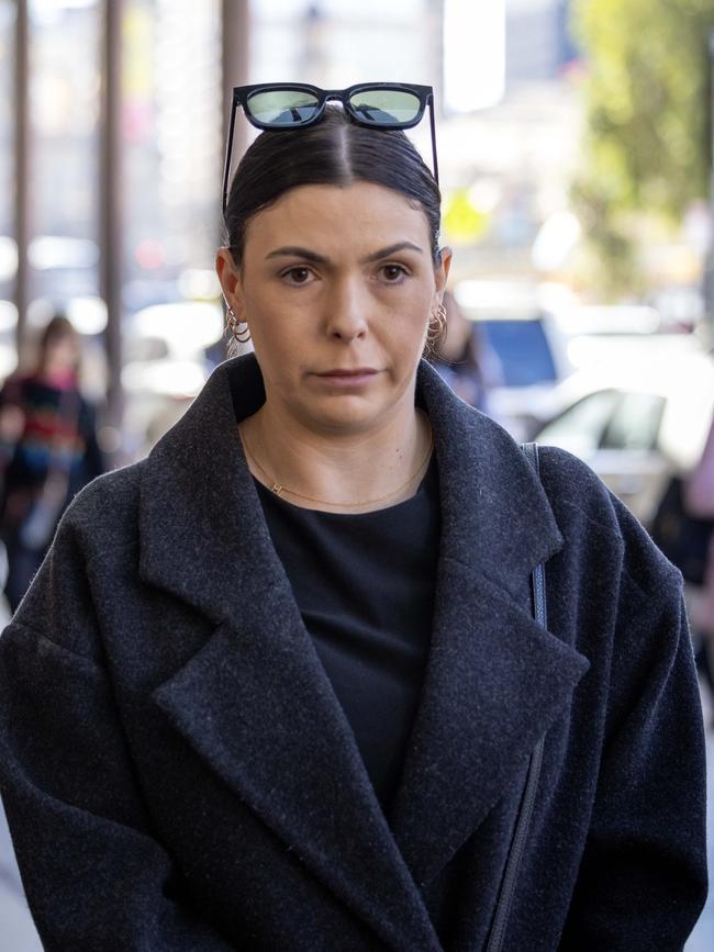 Lauren Jean Willgoose outside the District Court. Picture: NCA NewsWIRE / Emma Brasier