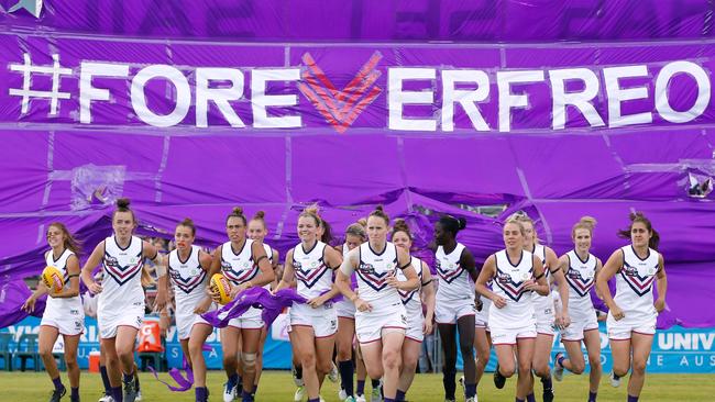Fremantle’s AFLW side has been underwhelming in 2017. Photo: Adam Trafford/AFL Media/Getty Images