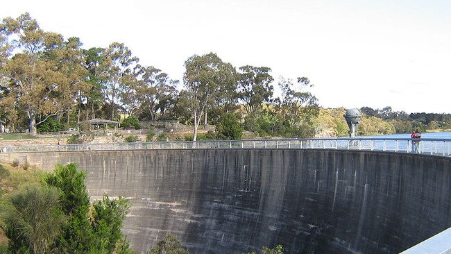 The Whispering Wall, near Williamstown, in the Barossa Valley.