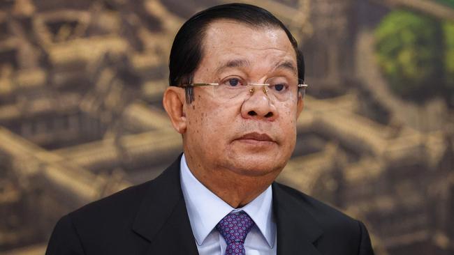 Cambodian Prime Minister Hun Sen. Picture: AFP