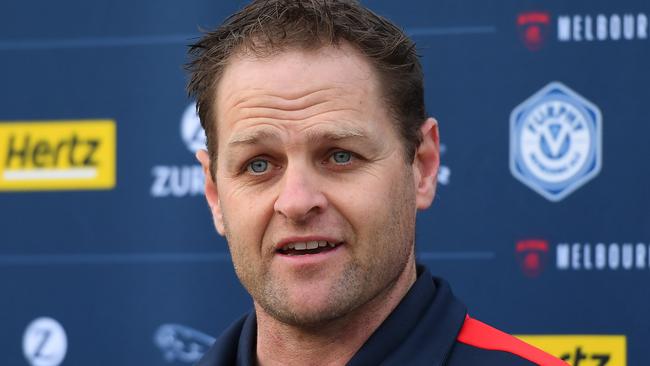 Former Melbourne and Essendon football boss Josh Mahoney will oversee the AFL umpires as part of his role in 2024. Picture: Quinn Rooney / Getty Images