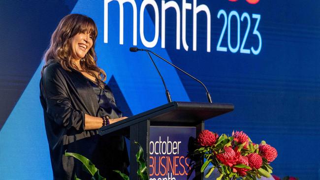 Susan O'Callahan at the October Business Month 2023 in Mindil Beach Casino Resort, Darwin. Picture: Pema Tamang Pakhrin