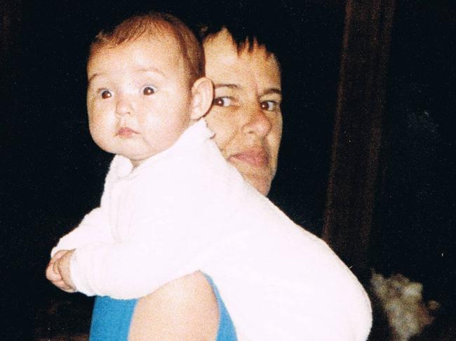 Deb Gray with her daughter, Emma, when she was a baby.