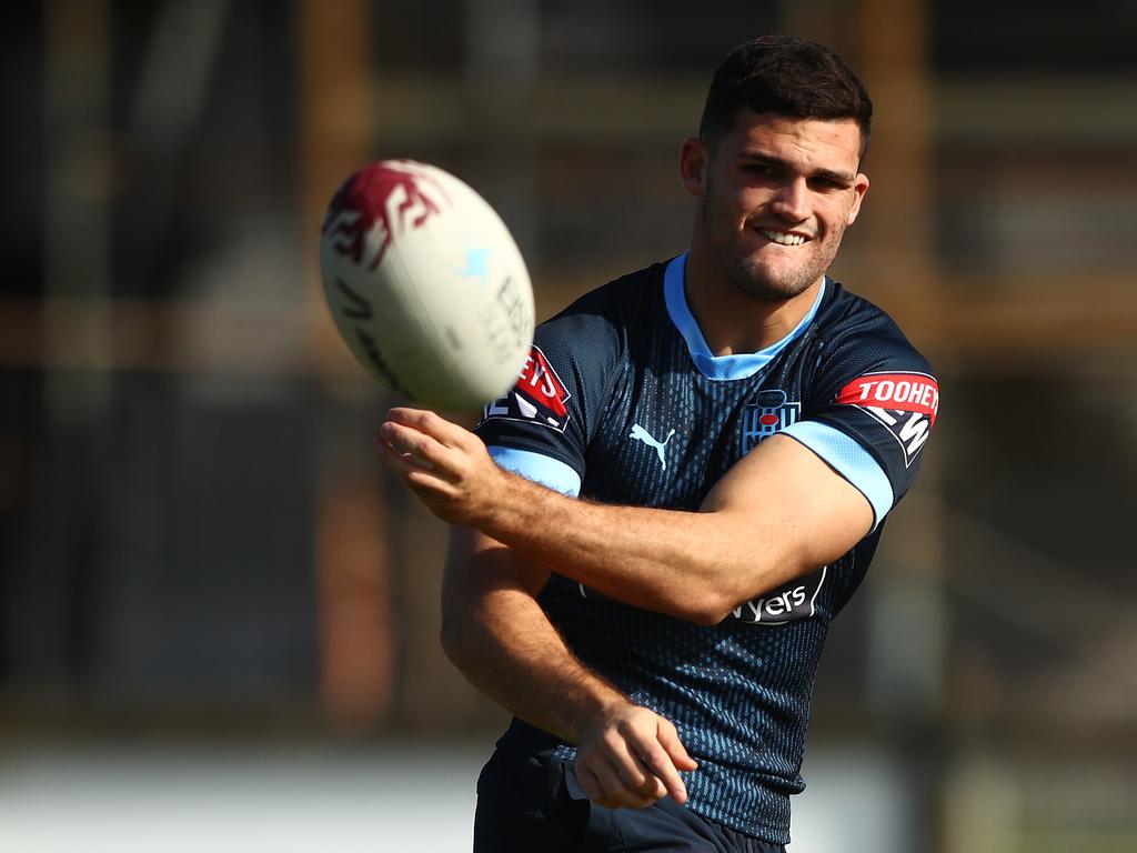 Nathan Cleary’s work ethic is unparalleled. Picture: Chris Hyde/Getty Images