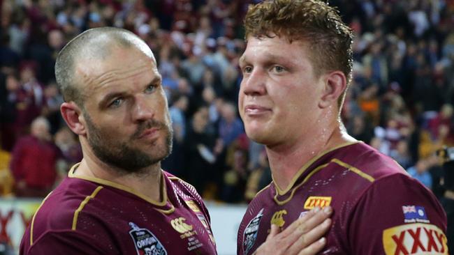 Nate Myles was one of Queensland’s old guard for whom time was up. Photo: Peter Wallis