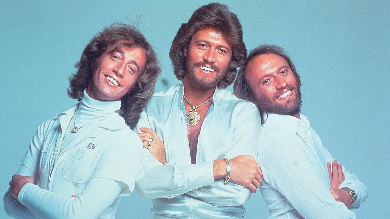 The Bee Gees - Robin, Barry and Maurice Gibb, in 1977. Picture: Supplied