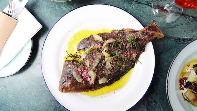 The whole fish off the grill is expertly treated, the native lime sauce lick-the-plate good.