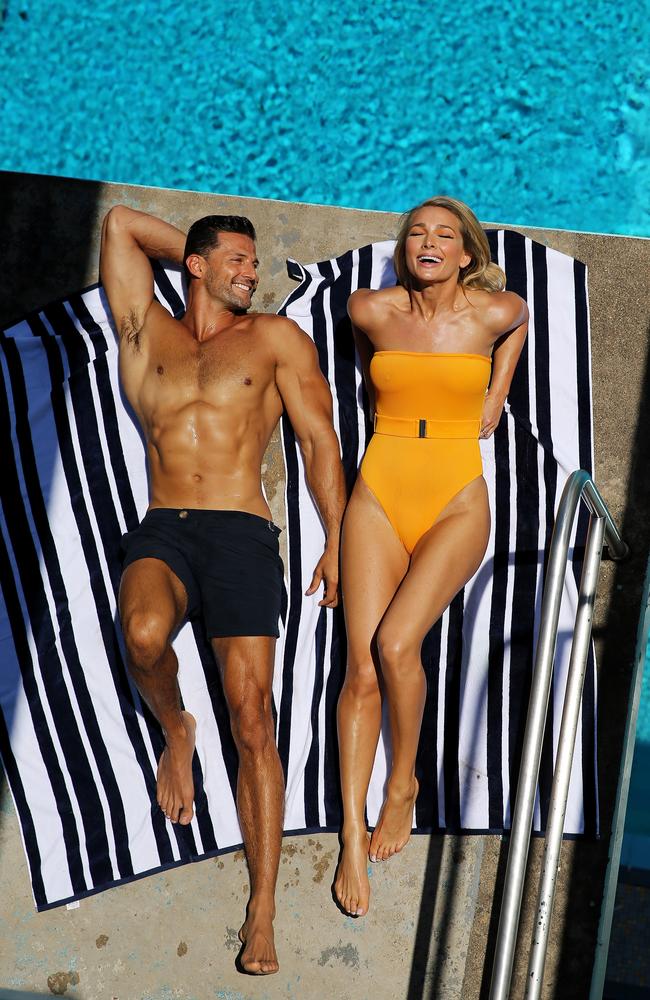 Tim Robards and Anna Heinrich are enjoying a successful year both personally and professionally. Picture: Tim Hunter