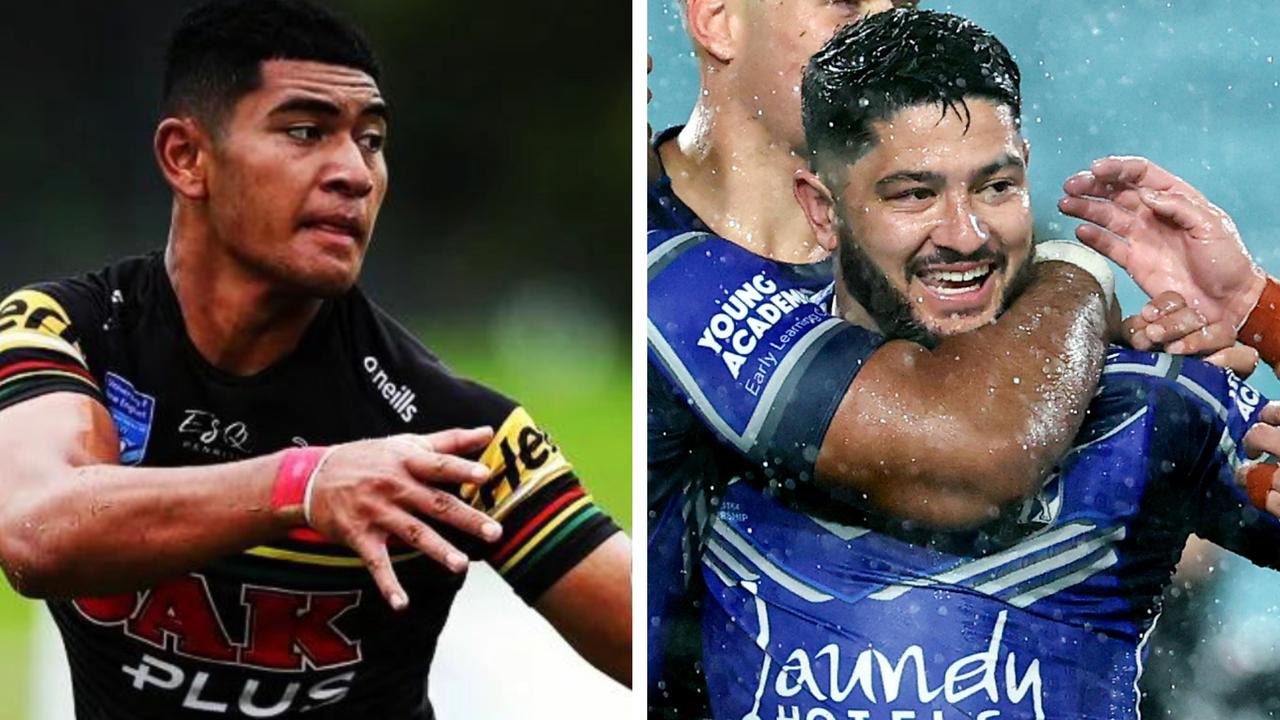 Isaiya Katoa in action during a Dolphins NRL training session at