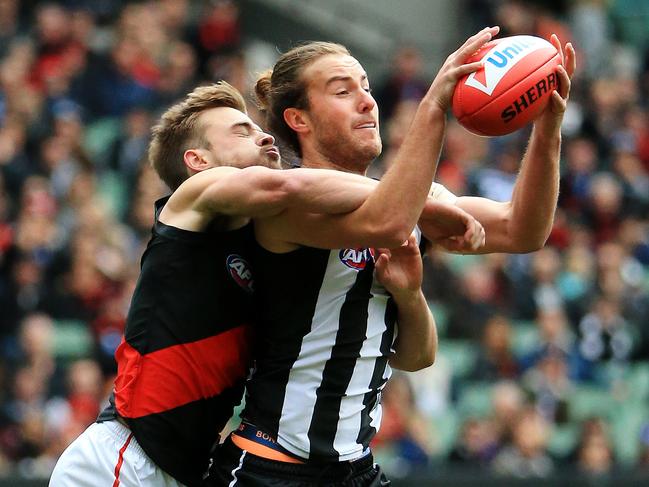 Tim Broomhead takes a grab at the G. Picture: Mark Stewart