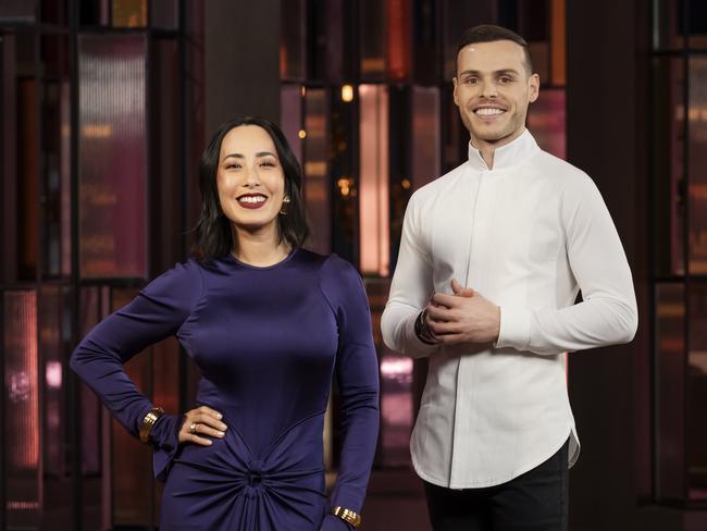 Amaury Guichon and Melissa Leong in Dessert Masters