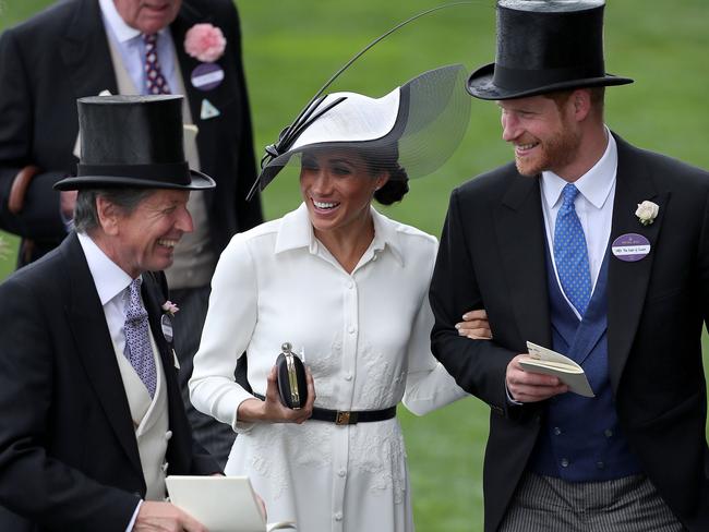 Prince Harry, Duke of Sussex and his wife Meghan, Duchess of Sussex.