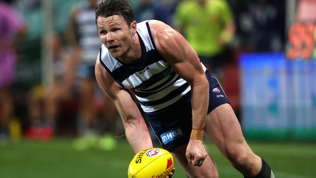 Patrick Dangerfield is one of three champions on Geelong’s list. Picture: Phil Hillyard