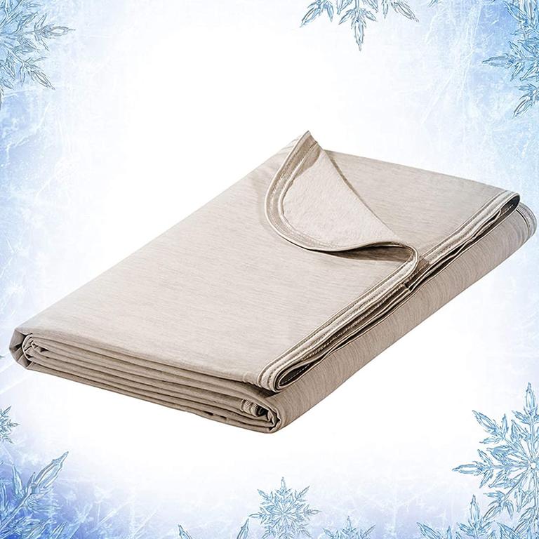 A cooling blanket can significantly improve your sleep.