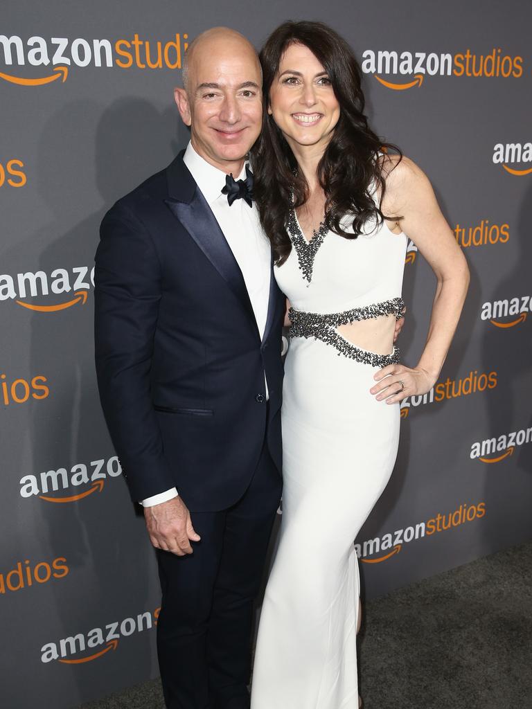 Jeff Bezos and MacKenzie Scott were married for 25 years. Picture: Joe Scarnici / Getty Images for Amazon