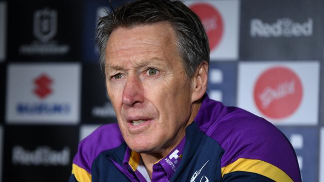 Melbourne Storm star Felise Kaufusi has revealed Craig Bellamy has a hidden side very few people know about. Picture: Joel Carrett / AAP