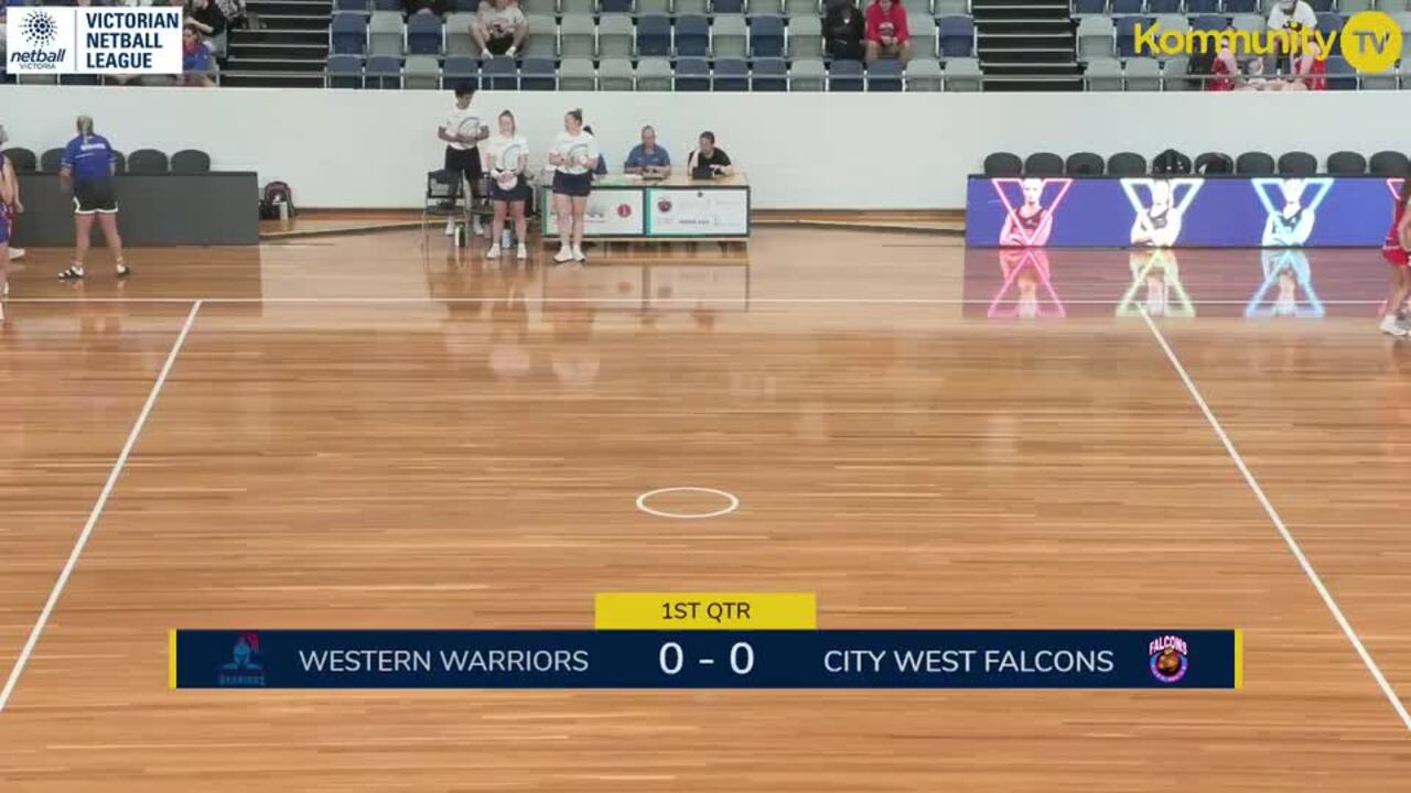 Replay: Western Warriors v City West Falcons (23&U) - 2025 Victorian Netball League Round 1