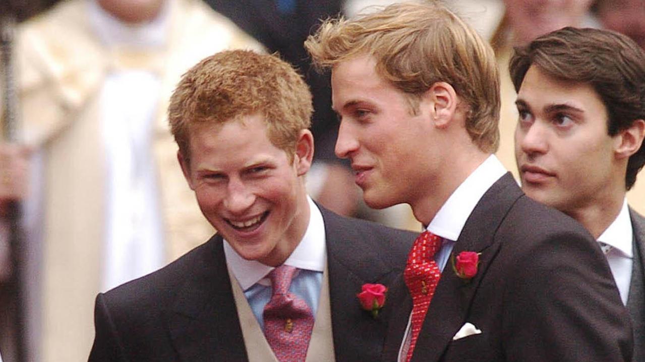 Prince Harry and Prince William in 2004.