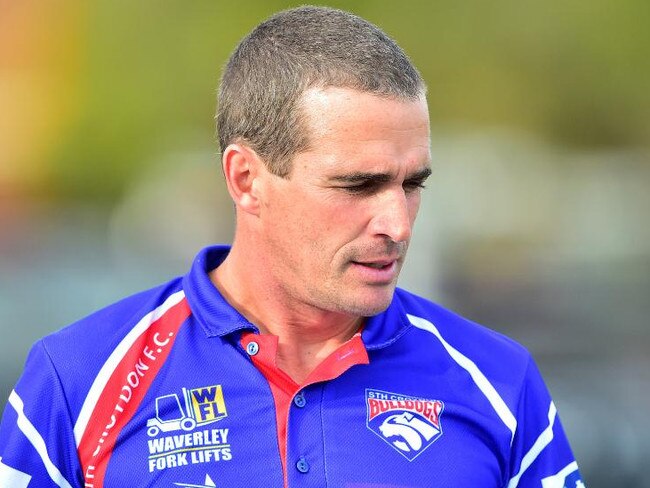 Leigh McQuillen as coach of South Croyden.