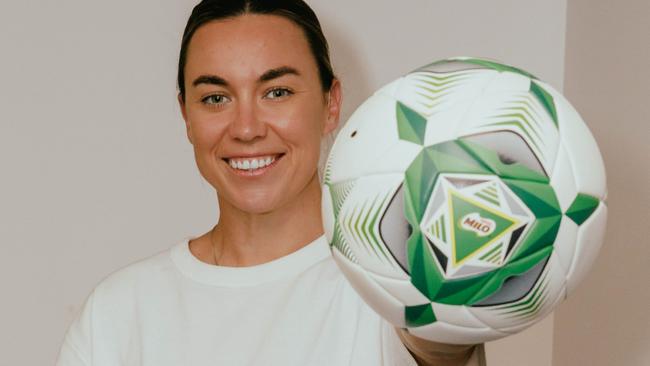 Matildas' goalkeeper Mackenzie Arnold has launched a petition to have Milo included as a question on the Australian Citizenship Test. Photo: Scott Ehler