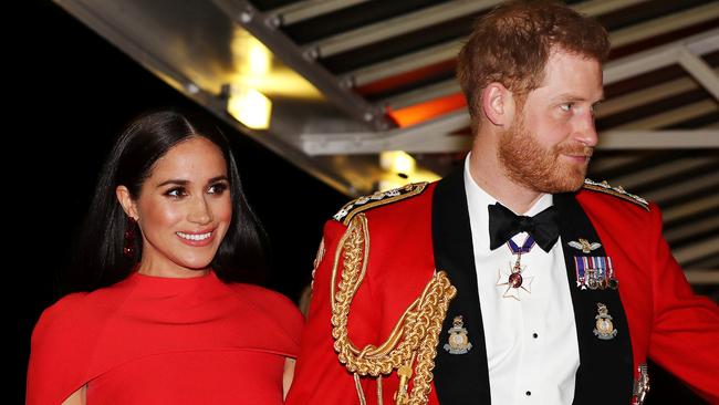 The new Canadian residents at the Mountbatten Festival of Music at London’s Royal Albert Hall. Picture: Simon Dawson/Getty