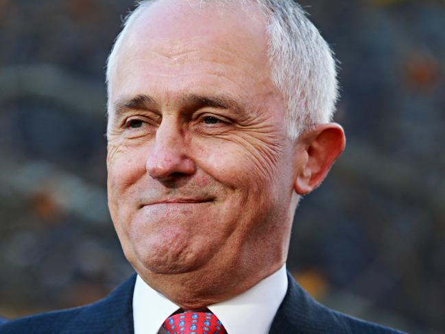 3/7/ 17 Prime Minister Malcolm Turnbull holding a press conference in Crowsnest.  Adam Yip/ Manly Daily