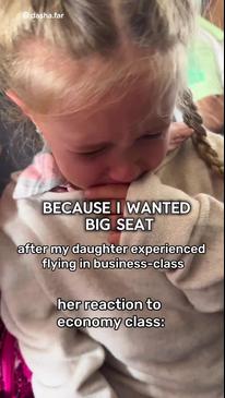 Mum shares her toddlers tantrum after flying economy