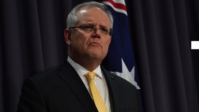 The PM announces additional social distancing measures from Canberra. Image: Getty