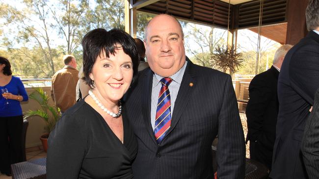 Jann Stuckey and Michael Hart MP in happier times.