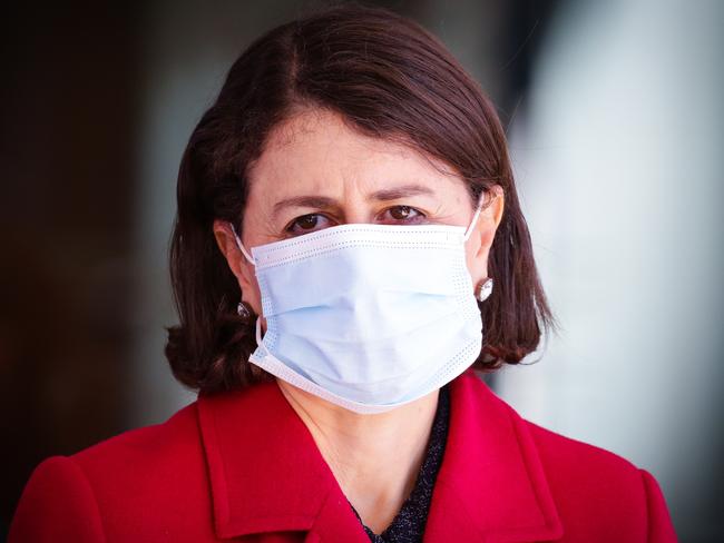 SYDNEY, AUSTRALIA - NewsWire Photos JULY 05, 2021: Premier Gladys Berejiklian provides an update on COVID-19 in Sydney Australia. Picture: NCA NewsWire / Gaye Gerard