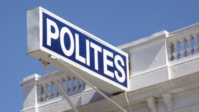 Polites street signage in Adelaide, South Australia. Polites real estate sign. Supplied