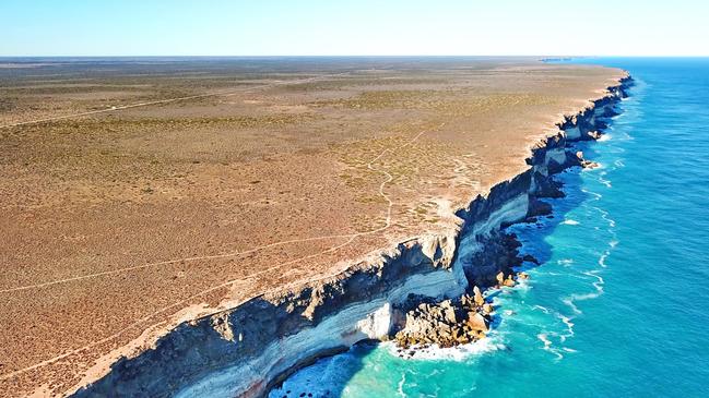 The Great Australian Bight, one of the longest sea cliffs in the world.