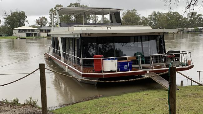 Houseboat mooring area at Foxtale Houseboats, Morgan, October 23, 2022. Picture: Supplied