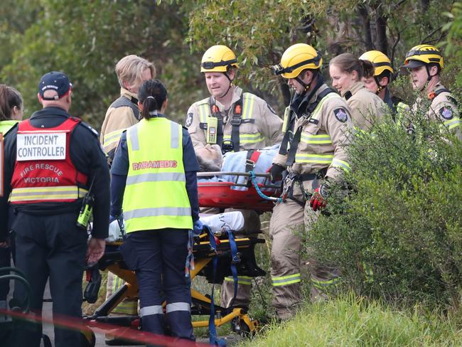 A nearby resident raised the alarm after seeing the man in distress on Wednesday morning. Picture: David Crosling